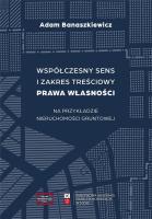 Współczesny sens i zakres treściowy prawa.... Autor: Adam Banaszkiewicz. SmakLiter.pl Okładka książki Współczesny sens i zakres treściowy prawa...