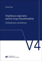 Okładka książki Współpraca regionalna państw Grupy Wyszehradzkiej.