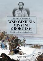 Okładka książki Wspomnienia misyjne z roku 1846