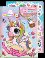 Okładka książki Wśród magicznych przyjaciół. Moje Jednorożce. Przyklejam Odklejam