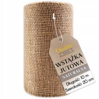 Wstążka jutowa 20cmx10m. Wydawca: Creative Deco. SmakLiter.pl Opakowanie Wstążka jutowa 20cmx10m