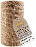 Wstążka jutowa 30cmx10m. Wydawca: Creative Deco. SmakLiter.pl Opakowanie Wstążka jutowa 30cmx10m