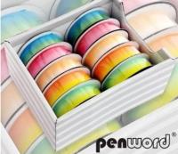 Opakowanie Wstążka ozdobna tęczowa 25mmx2m (10szt)