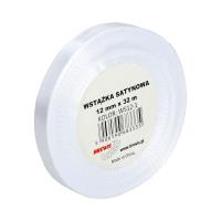 Opakowanie Wstążka satynowa biała 12mmx32m