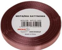 Wstążka satynowa brudny róż 25mm x 32m. Wydawca: Brewis. SmakLiter.pl Opakowanie Wstążka satynowa brudny róż 25mm x 32m