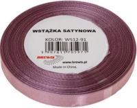 Wstążka satynowa ciemny róż12mm x 32m. Wydawca: Brewis. SmakLiter.pl Opakowanie Wstążka satynowa ciemny róż12mm x 32m