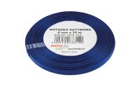 Opakowanie Wstążka satynowa granatowa 6mmx32m 2szt