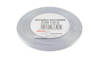 Opakowanie Wstążka satynowa platynowa 6mmx32m 2szt
