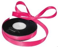 Opakowanie Wstążka satynowa różowa 12mmx25m (5szt)