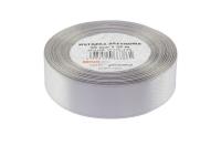 Opakowanie Wstążka satynowa srebrna 25mmx32m