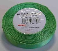 Opakowanie Wstążka satynowa zielona 12mmx32m