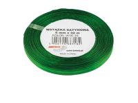 Opakowanie Wstążka satynowa zielona 6mmx32m 2szt