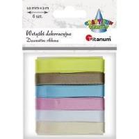 Opakowanie Wstążki satynowe 10mm/2m 6 kolorów