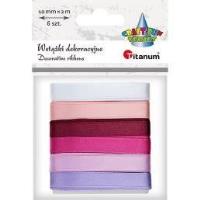 Opakowanie Wstążki satynowe 10mm/2m 6 kolorów