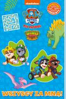 Okładka książki Wszyscy za mną! Dino rescue. Psi Patrol. Zakręcone labirynty