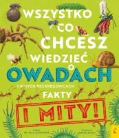 Wszystko, co chcesz wiedzieć o owadach i innych bezkręgowcach. Autor: Nick Crumpton. SmakLiter.pl Okładka książki Wszystko, co chcesz wiedzieć o owadach i innych bezkręgowcach