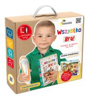 Wszystko gra Poznajemy instrumenty muzyczne Zestaw z piórem. Autor: García Eliseo. SmakLiter.pl Okładka książki Wszystko gra Poznajemy instrumenty muzyczne Zestaw z piórem