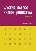 Okładka książki Wycena małego przedsiębiorstwa w.3