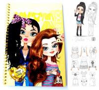 Opakowanie Wycinanki kolorowanki Lalki - żółte FRESH