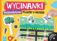 Okładka książki Wycinanki przedszkolaka. Pojazdy w mieście. Zabawa w teatrzyk