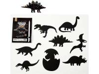 Wydrapywanka dinozaury 8 kart. Wydawca: ADAR. SmakLiter.pl Opakowanie Wydrapywanka dinozaury 8 kart
