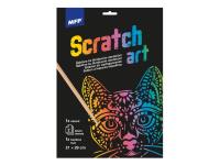 Opakowanie Wydrapywanka szablon A4 Kot + 2 kartki