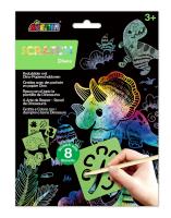 Wydrapywanki z szablonami - Dinozaury. Wydawca: AVENIR. SmakLiter.pl Opakowanie Wydrapywanki z szablonami - Dinozaury