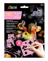 Wydrapywanki z szablonami - Jednorożec. Wydawca: AVENIR. SmakLiter.pl Opakowanie Wydrapywanki z szablonami - Jednorożec