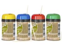 Opakowanie Wykałaczki w pudełku plastikowym 65x2mm MIX 300szt