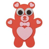 Wyklejanka miś DIY z pianki. Wydawca: ARPEX. SmakLiter.pl Opakowanie Wyklejanka miś DIY z pianki