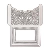 Wykrojnik - Składane zaproszenie 12,1cm x 14,4cm. Wydawca: Dalprint. SmakLiter.pl Opakowanie Wykrojnik - Składane zaproszenie 12,1cm x 14,4cm