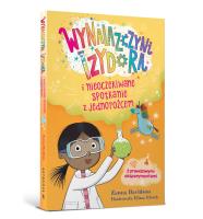 Wynalazczyni Izydora i nieoczekiwane spotkanie z jednorożcem. Autor: Davidson Zanna. SmakLiter.pl Okładka książki Wynalazczyni Izydora i nieoczekiwane spotkanie z jednorożcem