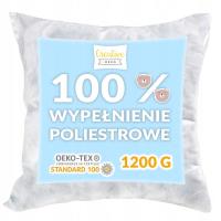 Wypełnienie poliestrowe do poduszek maskotek 1200g. Wydawca: Creative Deco. SmakLiter.pl Opakowanie Wypełnienie poliestrowe do poduszek maskotek 1200g