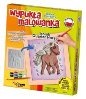 Opakowanie Wypukła malowanka Konik Quarter Horse