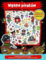 Okładka książki Wyspa piratów - 100 wypukłych naklejek