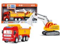 Opakowanie Wywrotka + koparka 40 cm ze światłem i dźwiękiem