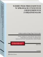 Wzory pism procesowych w sprawach cywilnych i rejestrowych z objaśnieniami. Autor: Aniukiewicz Tomasz, Karwecka Katarzyna, Klich Aleksandra, Bierski Łukasz, Wojdała Michał, Marcin Borek, Jędrzejewska Agnieszka Ewa. SmakLiter.pl Okładka książki Wzory pism procesowych w sprawach cywilnych i rejestrowych z objaśnieniami