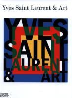 Okładka książki Yves Saint Laurent and Art