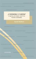 Z doskoku i z ukosa. O języku w poezji i krytyce... Autor: Kamil Nolbert. SmakLiter.pl Okładka książki Z doskoku i z ukosa. O języku w poezji i krytyce..