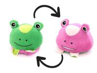 Żaba pluszowa dwustronna 15cm. Wydawca: OneDollar. SmakLiter.pl Opakowanie Żaba pluszowa dwustronna 15cm