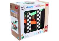 Zabawka drewniana - Racing cars tower TREFL. Wydawca: Trefl. SmakLiter.pl Opakowanie Zabawka drewniana - Racing cars tower TREFL