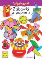 Zabawki z papieru. Wycinanki. Autor: Michałowska Tamara, Barbara Dusk. SmakLiter.pl Okładka książki Zabawki z papieru. Wycinanki