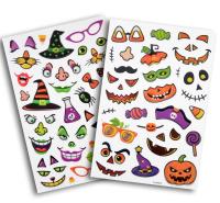 Opakowanie Zabawne naklejki halloweenowe