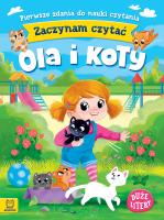 Okładka książki Zaczynam czytać. Duże litery. Pierwsze zdania...