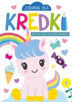 Zadanie dla kredki. Magiczne kolorowanki. Autor: Monika Kalinowska. SmakLiter.pl Okładka książki Zadanie dla kredki. Magiczne kolorowanki