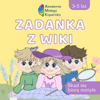 Okładka książki Zadanka z Wiki Skąd się biorą motyle