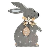 Opakowanie Zając drewniany szary