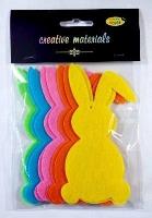 Opakowanie Zajączki z filcu 13cm 10szt mix