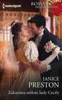 Zakazana miłość lady Cecily. Autor: Preston Janice. SmakLiter.pl Okładka książki Zakazana miłość lady Cecily