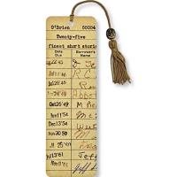 Opakowanie Zakładka do książki Karta biblioteczna Vintage